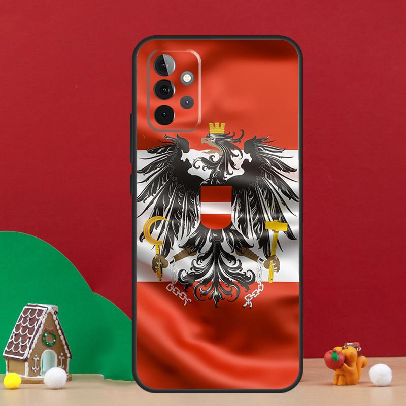 Austria Flag Case For Samsung Galaxy A56 A33 A13 A36 A23 A52 A32 A12 A54 A34 A14 A16 A53 A15 A35 A55 A17