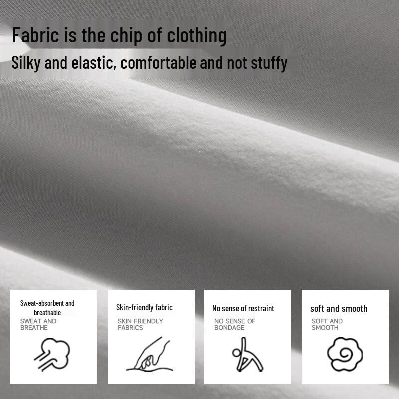 Mark Fairwhale Men's 2025 Summer Loose Breathable Curved-Leg Straight Casual Pants