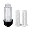 5 Stück Waschmaschinen-Wasserfilter-Netz Geeignet für Kärcher K2-K7 Serie Hochdruckfilter 7,8x3,5x2,5cm Kunststoff Transparent