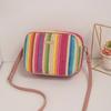 New Minimalist Street Style Woven Straw Bag With Fashionable And Stylish Style, One Shoulder Crossbody Bag