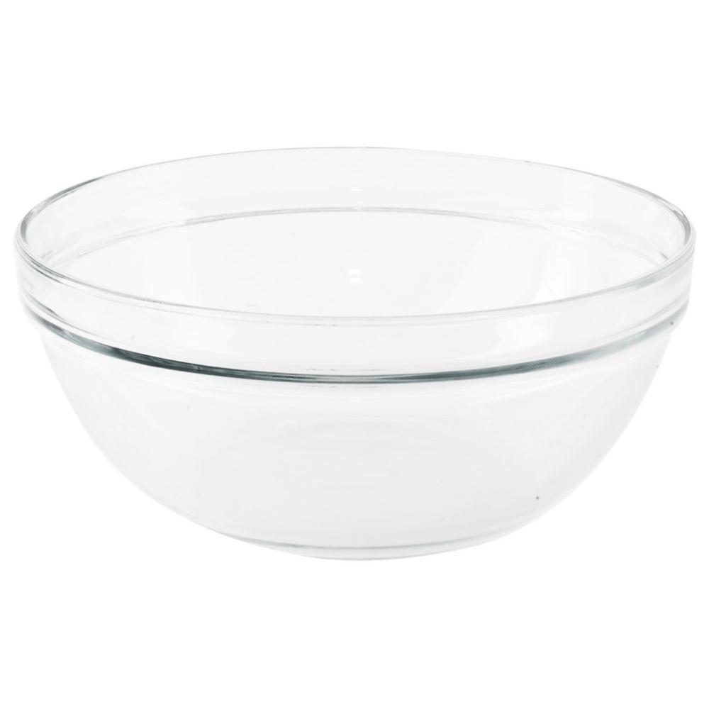 Glass salad bowl 26 cm, 3.6 l