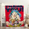 Cartoon Urusei Yatsura Blanket Soft and Skin Friendly For Couch Bed Napping Bedspread All Seasons Comforter