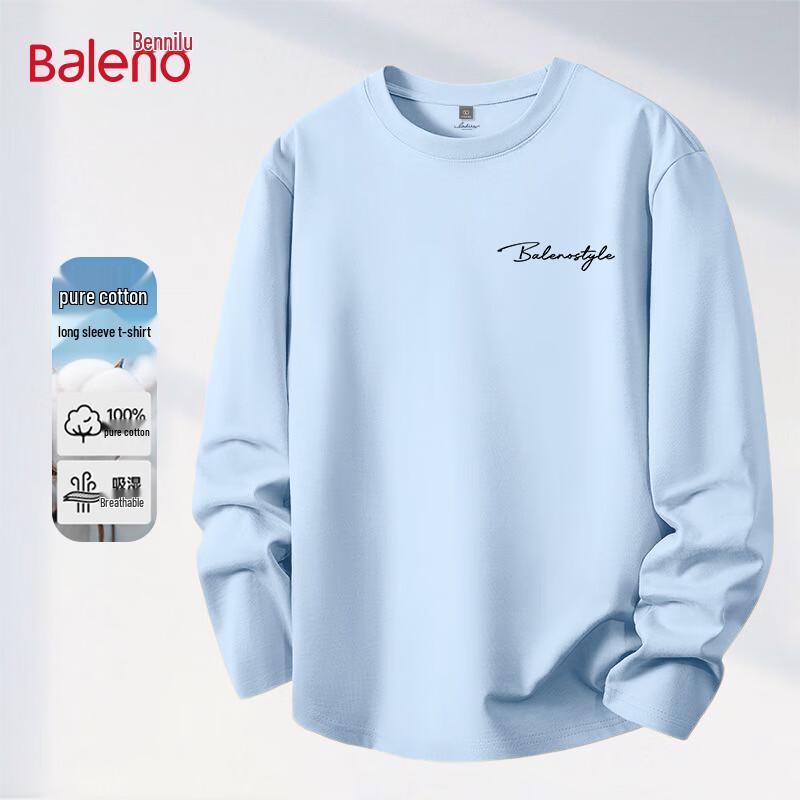 Baleno Men s Pure Cotton Long Sleeve T-Shirt 3XL
