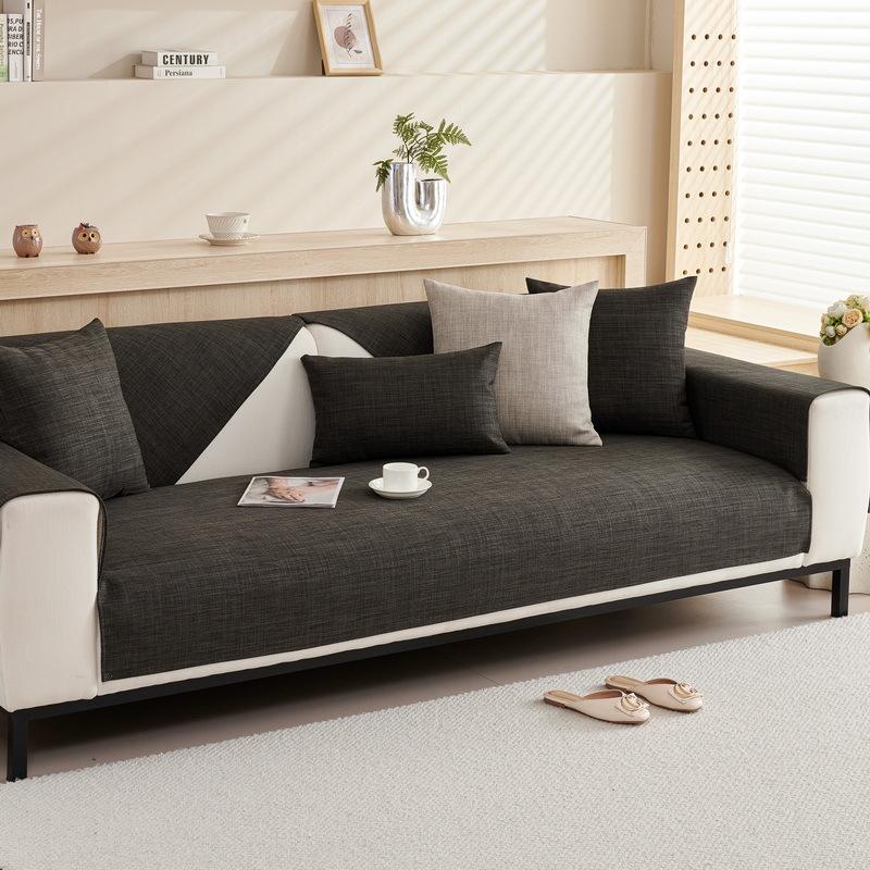 Sofa Cushion, Simple And Modern Seat Cushion, New Winter Sofa Cover, Non-Slip Sofa Cover Cloth Towel, Universal  In All Seasons