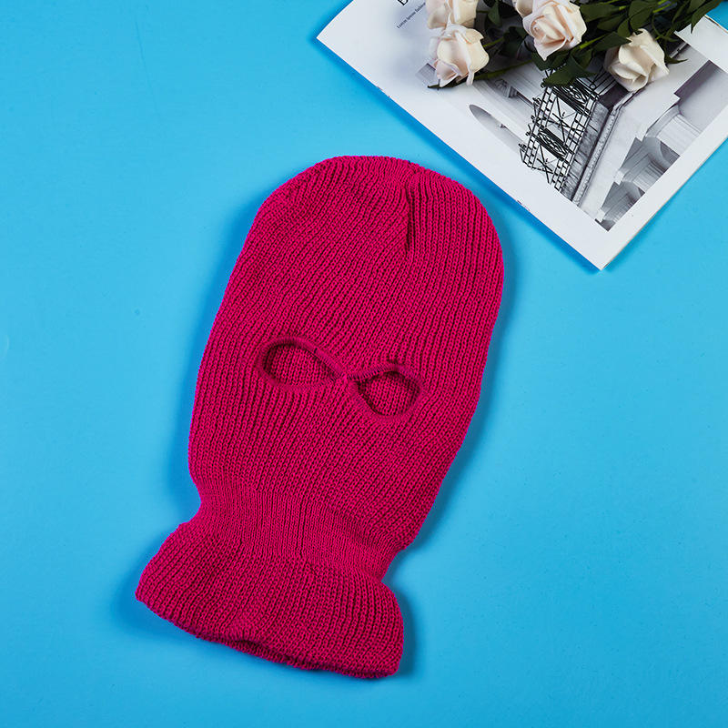 Thermal Knitted Balaclava Full Face Mask Open-Hole for Cold Weather Winter Outdoor Windproof Ski Mask for Men Women
