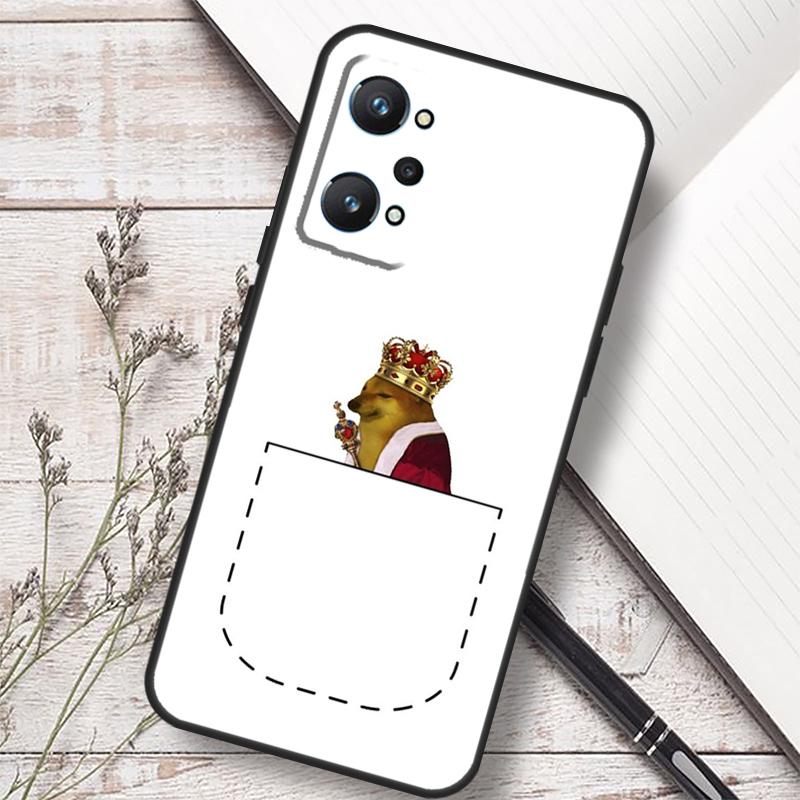 Cheems Doge For Realme GT 7 Pro 6 5 GT 6T C67 C61 C55 C53 C51 C21Y C25S C75 10 11 12 13 14 Pro Plus Case
