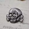 1pc Creative Badge Skull Insignia Patriotism Pendant Souvenir Commemorative Badge Brooch Decoration Crafts Souvenir Gift