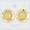 Hong Kong Retro Pearl Stud Earrings with S925 Silver Needle