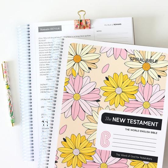 The Bible In A Year 52-Week Bible Study Workbook Spiral Bible Study Guide for Women A Yearlong Bible Study Plan Book