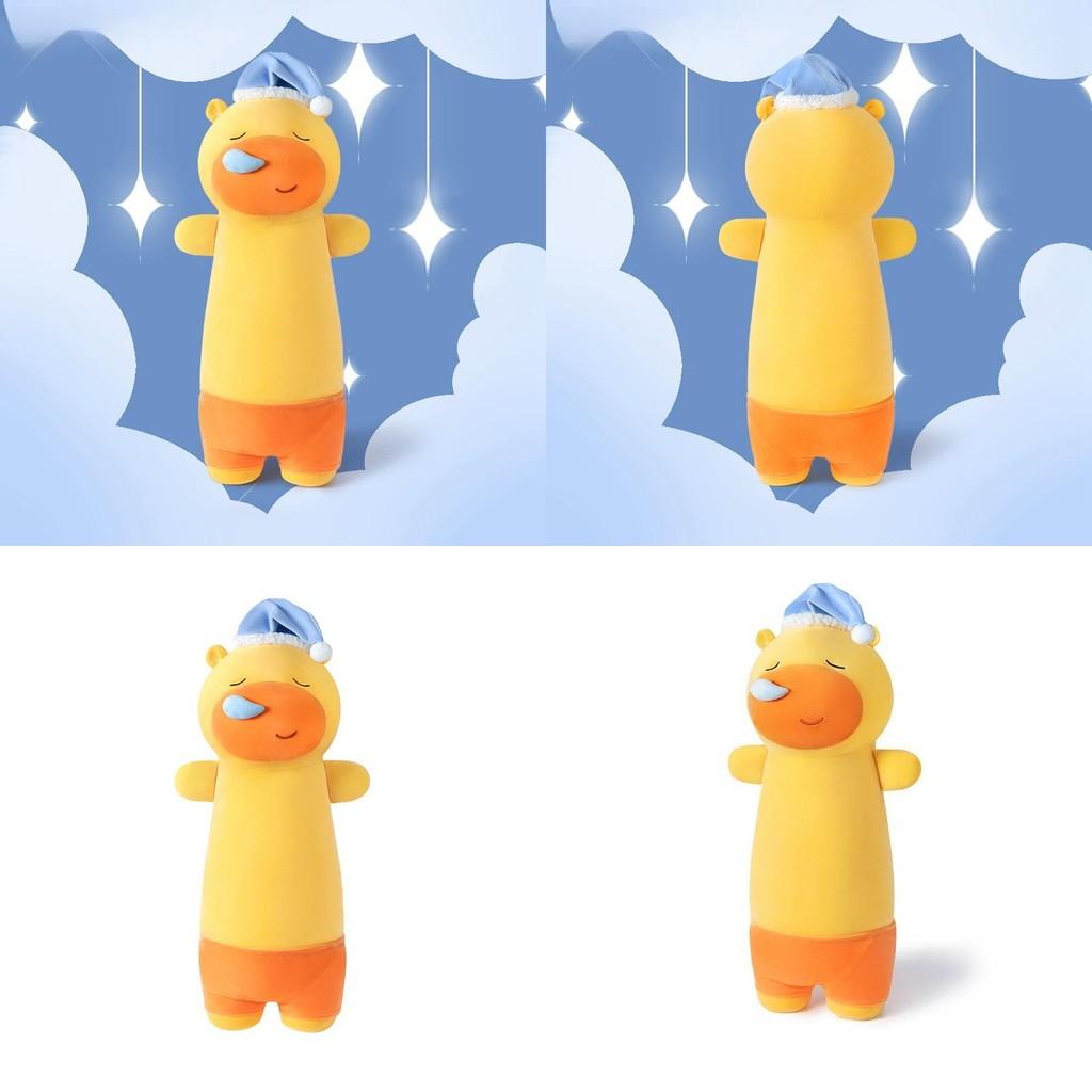 Lulu Cute Capybara Sleeping Long Plush Doll Pillow For Children Toy Companion