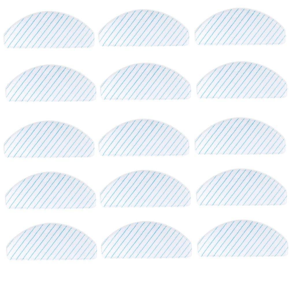 Mop de curățare de unică folosință Ecovacs Compatibil cu lavetele din seria DEEBOT OZMO, 15 bucăți T8/N8/N10/T9/T10/X1