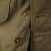 VINTAGE Military jacket 38S Khaki Men's Used