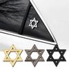Personalized Metal Solomon Six-Pointed Star Emblem Decal Side Fender Rear Trunk Hood Badge Sticker Be Applicable To Dzire Nexon Creta Eriga