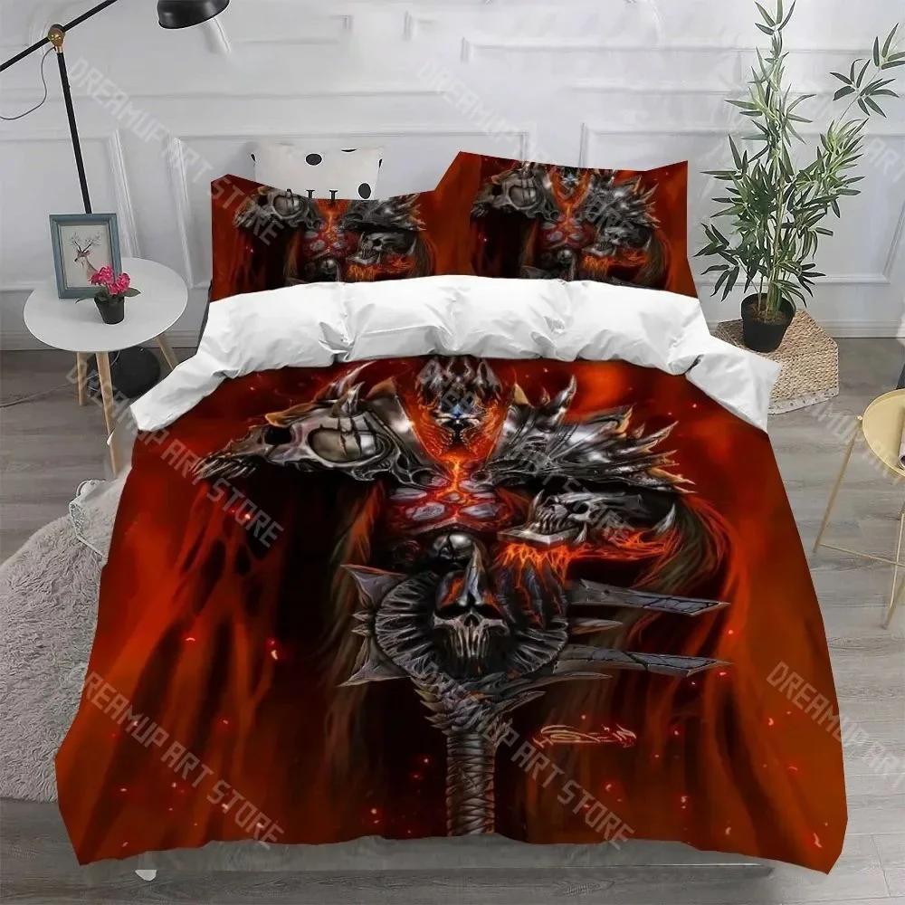 

3D Print Fashion Holy Knights Bedding Set Boys Girls Twin Queen King Size Duvet Cover Pillowcase Bed boys Adult Bedroom EU Single 90x200cm
