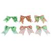 For Christmas Bow Decorations 12 Colorful Pieces Suitable for Trees and Party Use Cloth Material 66 Inches Size