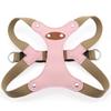 New Soft Leather Dog Vest Harness and Leash Set for Small Medium Dogs - Comfortable Escape-Proof Pet Harness Vest
