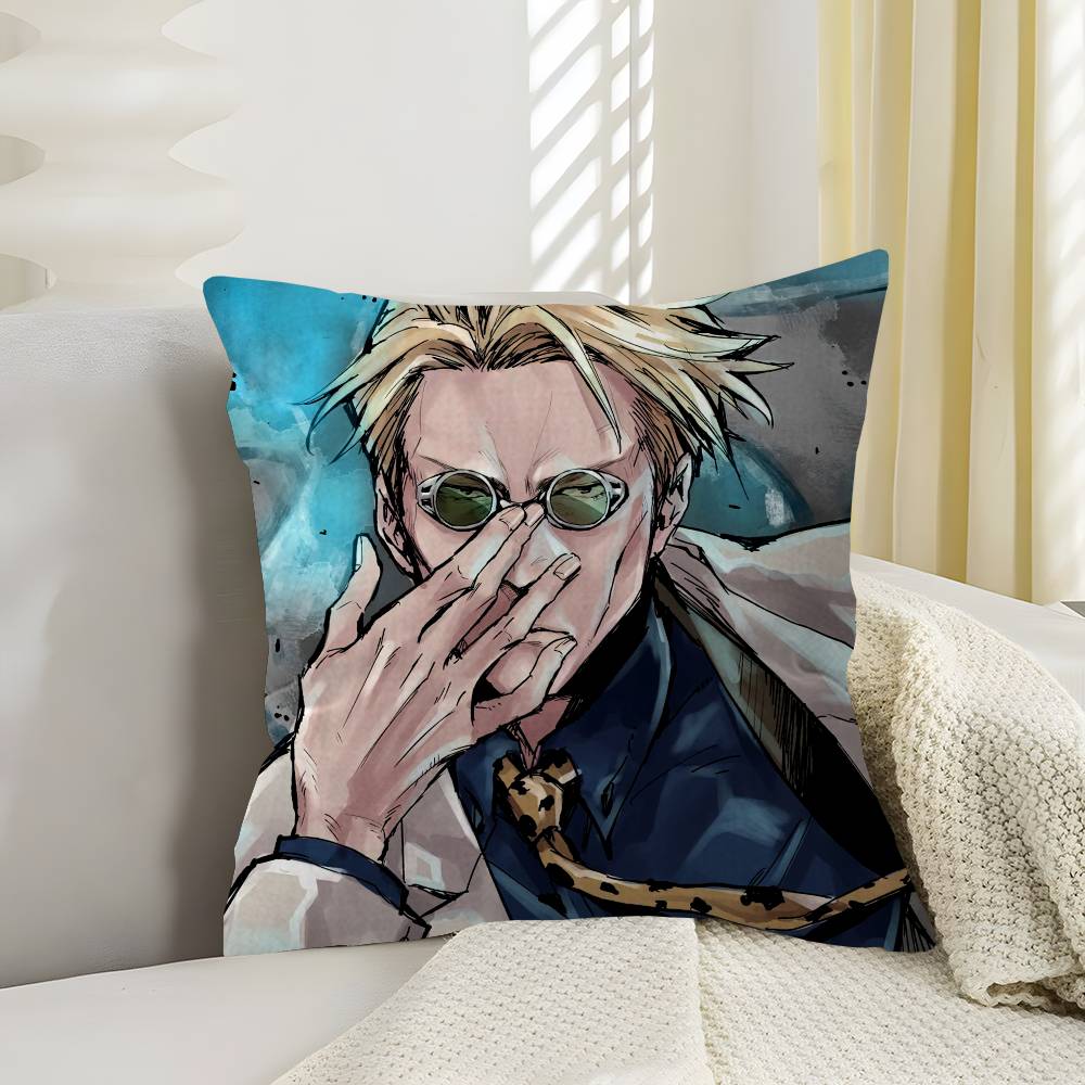 Anime Figure Nanami Kento Cushion Cover Car Throw Pillow Case For Sofa Car Christmas Gift 40x40cm 45x45cm