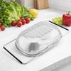 Scalable Sink Drain Basket Fine Mesh Vegetable Washing Basin Vegetables Draining Racks  Rinse Fruit
