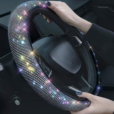 Künstlicher Lenkradbezug – Lenkradbezüge mit glänzendem, langlebigem und einfach zu installierendem Design für eine personalisierte Fahrt
