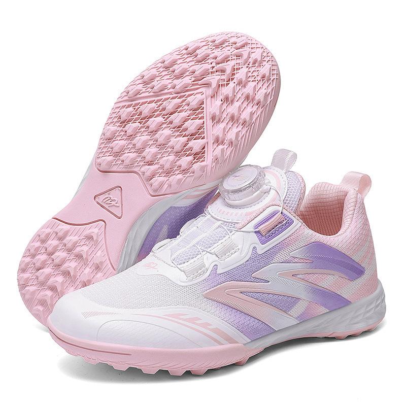 Children s mesh breathable children s football shoes Girls  primary school students tf broken nail mesh football training shoes 30