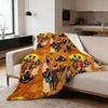 Flannel Kente Blanket African Tribal Ethnic Print Throw Blanket Geometric Colorful Cozy Blanket for Men Women Kids Home Couch Bed Decor