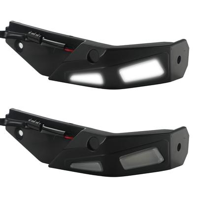 Garde-mains pour moto et kits de lumières LED Garde-main Protecteur de guidon Kit d'éclairage Compatible