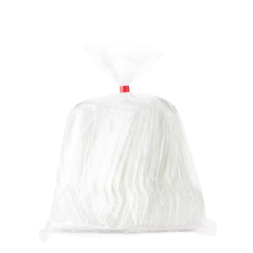 Strix Design Disposable Forks, 100 In Clear Bags, Ivory, 16.5cm, Made In Japan, Large Capacity, Individually Wrapped, Hygienic, Disposable Cutlery, F-