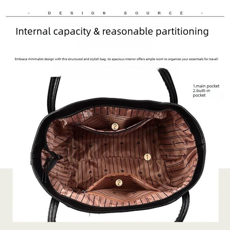 Oil wax pitot bag women's hand shoulder bag