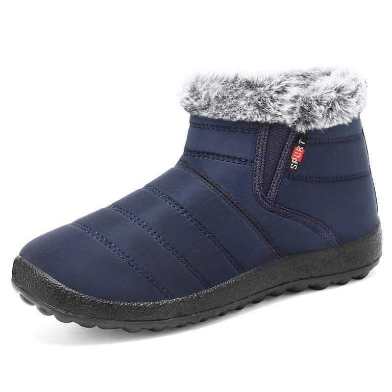 Shoes Women's cotton shoes Snow boots Fleece thickened cotton boots Warm women's boots One pedal women's short boots