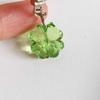 Handmade Beaded Phone Chain Four Leaf Clovers Cellphone Charm Colorful Keyring Ccd Decorative Pendant Cellphone Charm Accessory