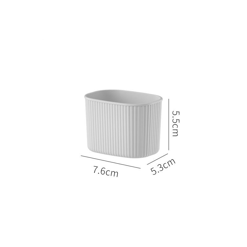 Desktop Transparent Cosmetics Storage Box Desktop Organizer with Drawers Pen Holder Stationary Storage Rack for Office Desks