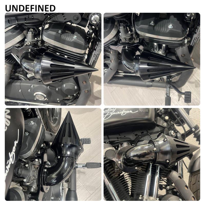 Motorcycle Air Filter Intake Cleaner Black For Harley Touring Road King Electra Glide Road Glide Street Glide Trike Glide CVO