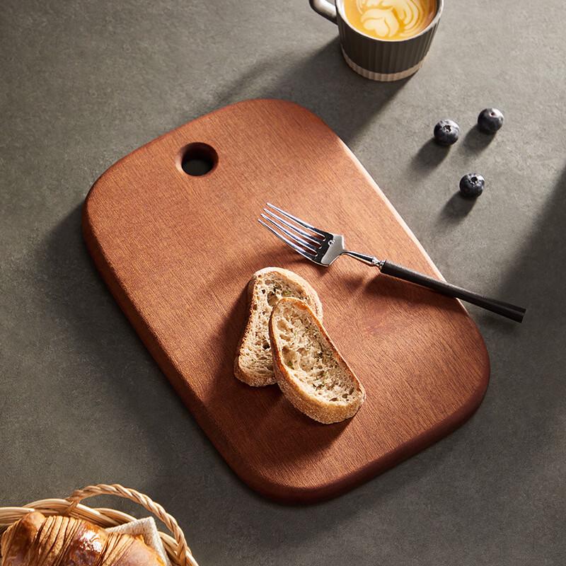 Yi Ceng Ebony Wood Oval Cutting Board