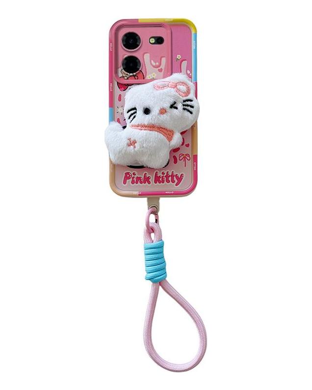 KEYSION Roztomilé 3D kreslené plyšové pouzdro pro TECNO Pova 5 s měkkým silikonovým zadním krytem na telefon odolný proti nárazu pro TECNO Pova 5