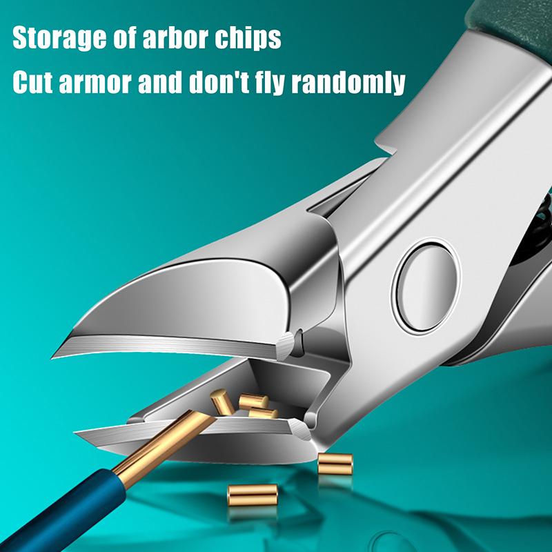 Oblique Angle Large Jaw Nail Cutter Toenail Cutter Diagonal Pliers Manicure Tools Household Special Anti-Splash Nail Clipper