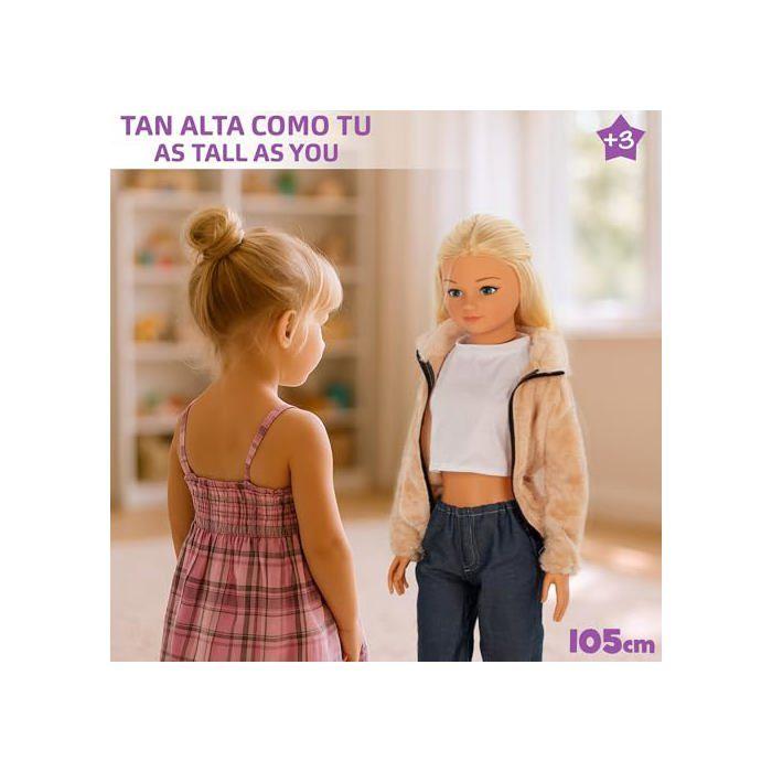 Large Styling Doll - COLORBABY - 105 Cm - Articulated - Blonde - Accessories Included - Customizable - Unisex