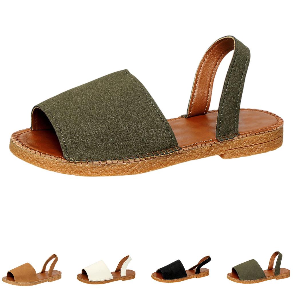 Summer Women's Open Toed Flat Casual Sandals