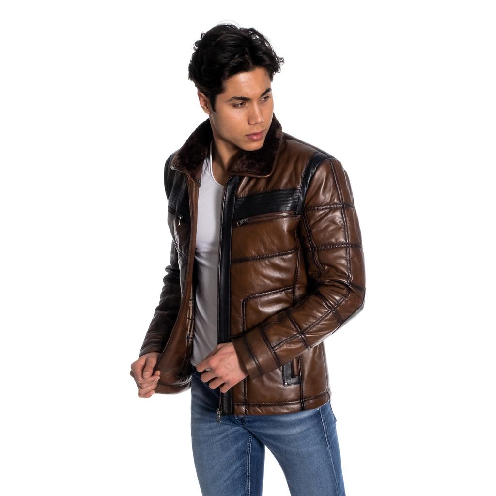 Купить Кожаный пиджак | Joom