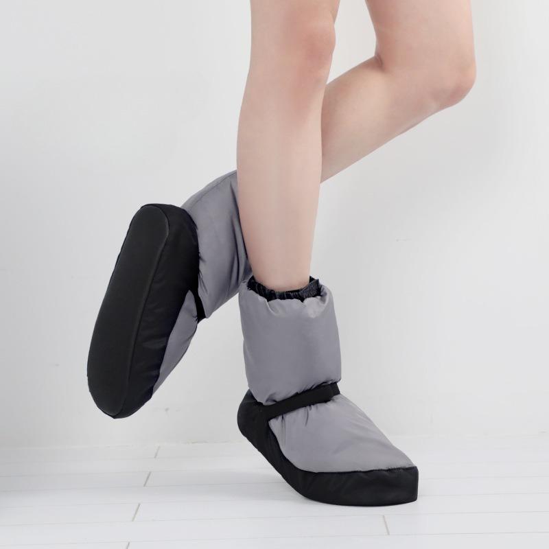 Dance Practice Shoes Women's Winter Thick-soled Foot Pads Cotton Shoes Ballet Shoes Plus Velvet Warm Dancing Short Boots