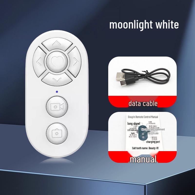 Controlo Remoto Multifuncional Bluetooth Universal para Foto, Vídeo e Carregamento com Botões Duplos