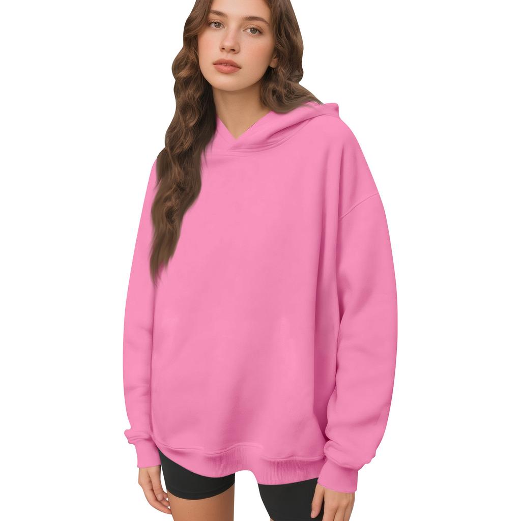 Womens Hooded Sweatshirts Casual Comfy Tops Fall Fashion Outfits
