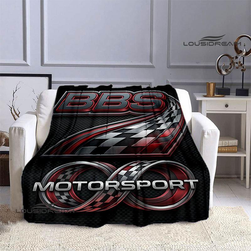 BBS LOGO printed blanket Picnic blanket Warm Flannel blankets Outdoor Blanket Home bed linings blankets for beds Birthday Gift