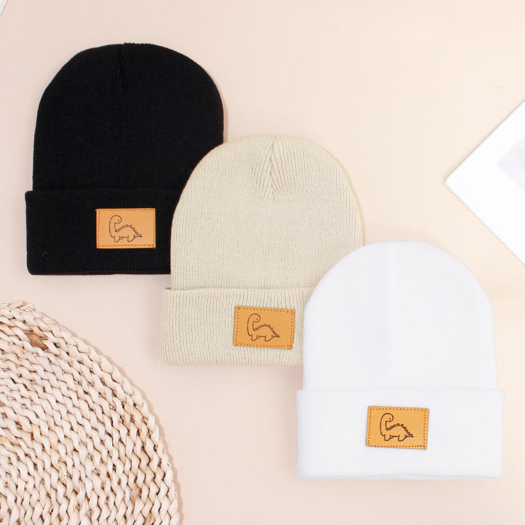 Kids Baby Winter Knit Beanie Warm Soft Wool Hat for Children Cold Weather Protection Autumn Season Comfortable Wear Fashion Cap