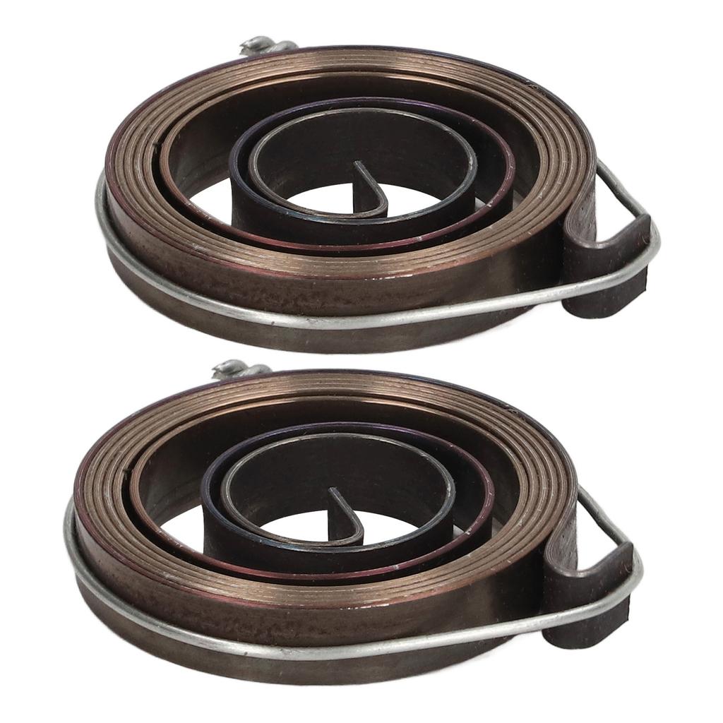 2Pcs Bench Drill Press Return Spring Chromeplate Robust Stable Quill Feed Return Coil Spring