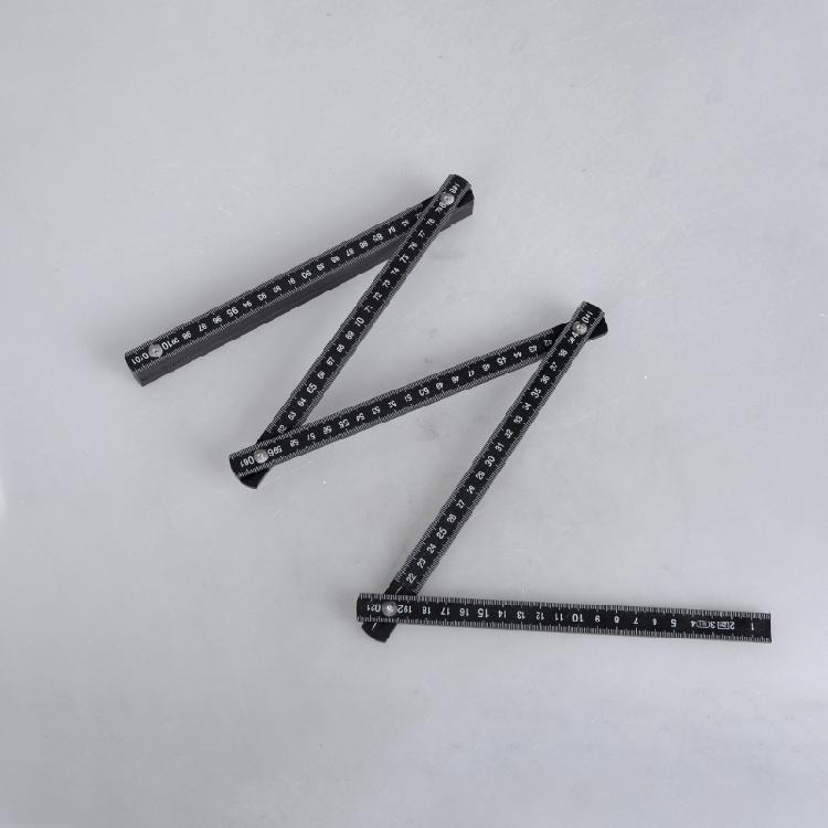 Portable 2m Folding Ruler Measurement Device With Metal Rivets Suitable For Indoor And Outdoor Measurement Needs