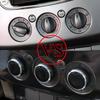 3pcs Per Set Aluminum Alloy Car Styling Air Conditioning Knob AC Knob Heat Control Switch Button Knob For Ford Focus MK2 MK3