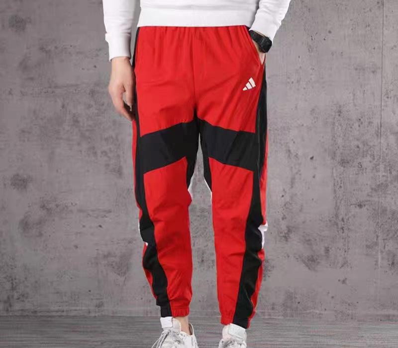 Adidas Adidas Long Pants Men s Autumn Authentic Woven Ankle-Tied Trousers Red Sports Pants Fi4685 M красный