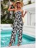 Diyun European Women's Bohemian Style Rayon Print Pants Set (Spring/Summer 2025)