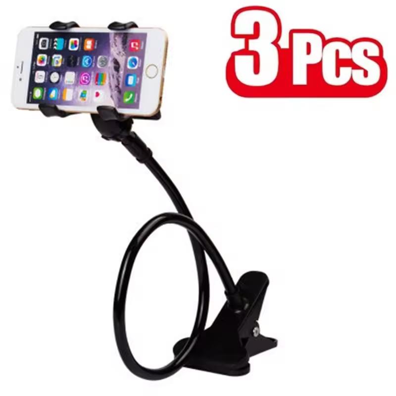 Universal Cell Phone Holder Flexible Long Arm Lazy Phone Stand For Samsung Huawei 360° Rotation Stable Bracket