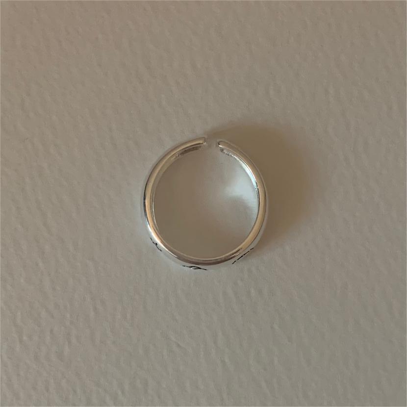 New Fashion Cartoon Weather 925 Sterling Silver Personality Sun Cloud Umbrella Personality Exquisite Opening Rings  TYB346